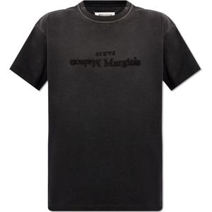 Maison Margiela, Dames, Tops, Grijs, Maat: L Katoen,