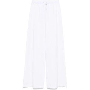 Moschino, Dames, Broeken, Wit, Maat: 2XS Katoen,