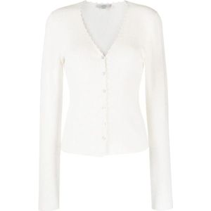 Vince, Dames, Truien, Wit, Maat: XL Linnen,