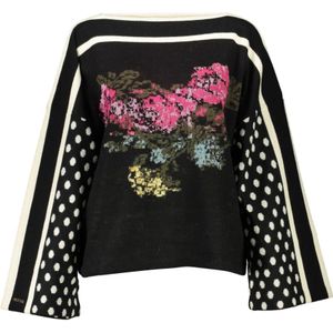 Blugirl, Dames, Truien, Zwart, Maat: L Wol,