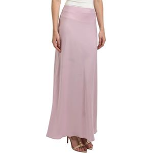 Regular fit maxirok met fijne structuur, model 'VISOS'