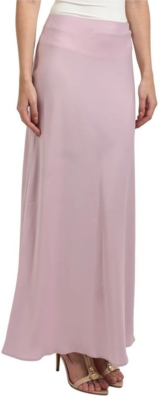 Regular fit maxirok met fijne structuur, model 'VISOS'