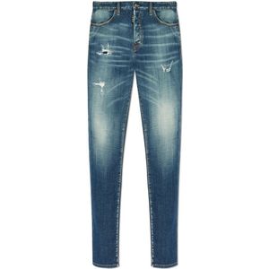 Dsquared2 Reguliere Jeans , Blue , Heren , Maat: XL