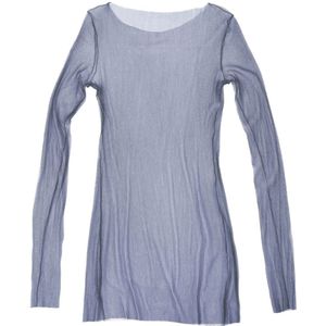 Cortana, Dames, Tops, Blauw, Maat: XS Zijde,