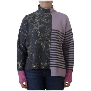 Brand Unique, Dames, Truien, Veelkleurig, Maat: XS