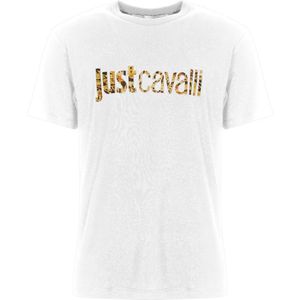 Just Cavalli, Heren, Tops, Wit, Maat: L
