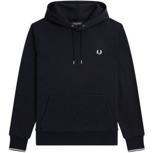 Fred Perry - Hoodie - Blauw - Heren - Katoen