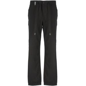 Versace Jeans Couture, Heren, Broeken, Zwart, Maat: M Katoen,