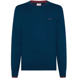 Sun68, Heren, Truien, Blauw, Maat: M