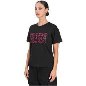 Gcds, Dames, Tops, Zwart, Maat: XS Katoen,