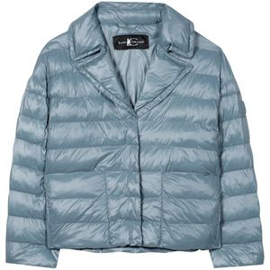Luisa Cerano, Dames, Jassen, Blauw, Maat: M Nylon,