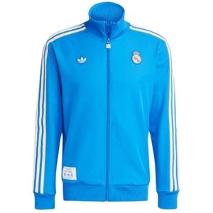 Adidas, Heren, Sweatshirts & Hoodies, Blauw, Maat: XL Poliester,