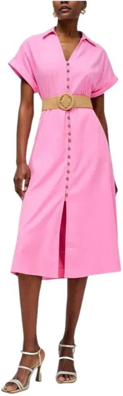 Salsa - Blousejurk - Roze - Katoen