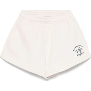 Sporty & Rich, Dames, Korte broeken, Beige, Maat: XS