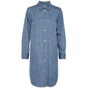 Part Two, Dames, Jurken, Blauw, Maat: M Denim,