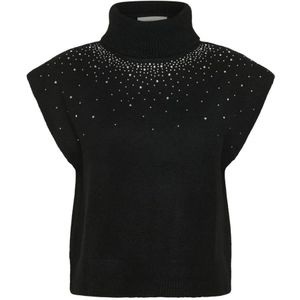 Cream, Dames, Truien, Zwart, Maat: M/L