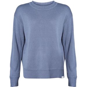 Lind, Dames, Truien, Blauw, Maat: S Katoen,