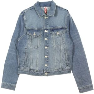 Kappa, Heren, Jassen, Blauw, Maat: L Denim,