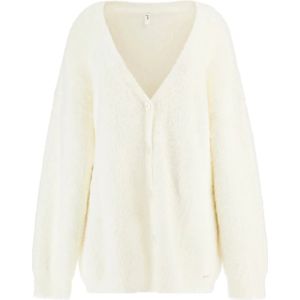 Guess, Dames, Truien, Wit, Maat: S Synthetisch,