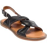 Sofie Schnoor - Zwarte Sandaal - Dames - Leer - Met Brede Banden