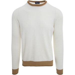 Drumohr, Heren, Truien, Beige, Maat: 2XL