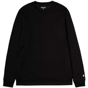 Carhartt Wip, Heren, Tops, Zwart, Maat: L Katoen,