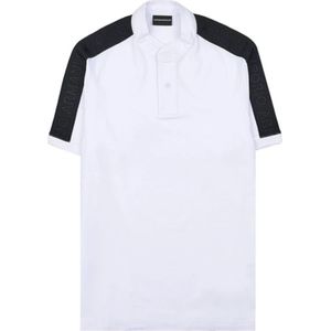 Emporio Armani, Heren, Tops, Wit, Maat: L