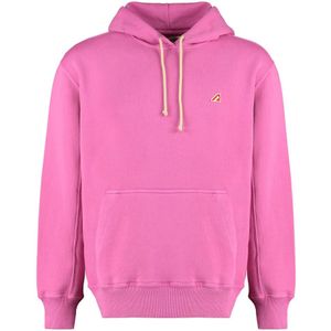 Autry, Heren, Sweatshirts & Hoodies, Roze, Maat: S Katoen,