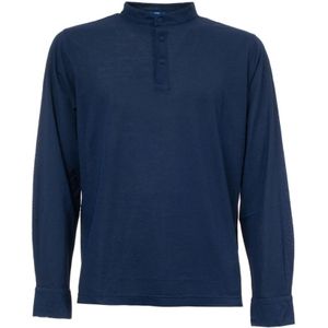 Kired, Heren, Tops, Blauw, Maat: 6XL Katoen,