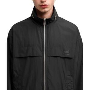 Ami Paris, Heren, Jassen, Zwart, Maat: S