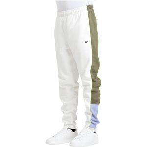 Lacoste, Heren, Broeken, Wit, Maat: M Katoen,