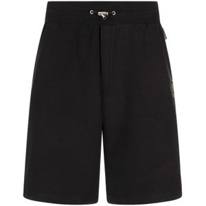 Philipp Plein, Heren, Korte broeken, Zwart, Maat: S Zijde,