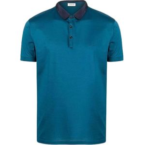 Lanvin, Heren, Tops, Blauw, Maat: XS Katoen,