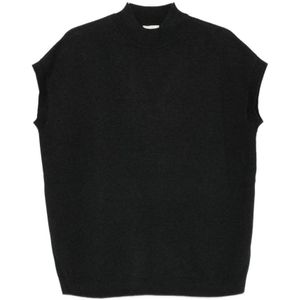 Alysi, Dames, Tops, Grijs, Maat: XS Zijde,