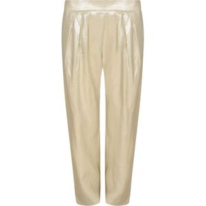 Giorgio Armani, Dames, Broeken, Beige, Maat: XS Linnen,