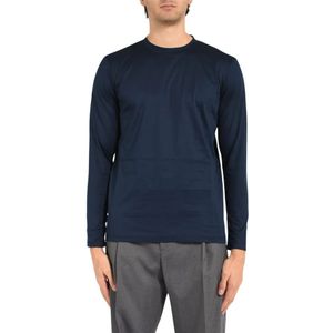 Daniele Alessandrini, Heren, Tops, Blauw, Maat: 2XL Katoen,