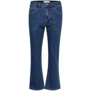 Cream - Crlone 7/8 Bootcut - Jeans - Blauw - Katoen