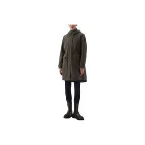 Woolrich Militaire Lange Parka , Green , Dames , Maat: S