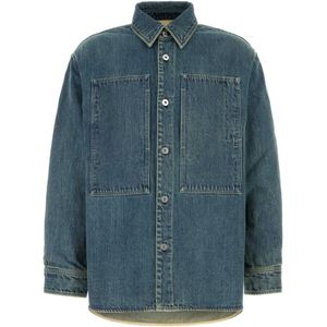 Jil Sander, Heren, Jassen, Blauw, Maat: L Denim,