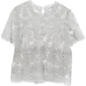 Ermanno Scervino, Dames, Tops, Blauw, Maat: XS