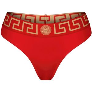 Versace, Dames, Badkleding, Rood, Maat: S Zijde,
