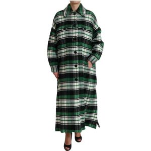 Dolce & Gabbana, Dames, Mantels, Veelkleurig, Maat: XS Leer,
