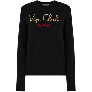 Saint Barth, Dames, Truien, Zwart, Maat: S Wol,