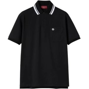 Gucci, Heren, Tops, Zwart, Maat: L Katoen,
