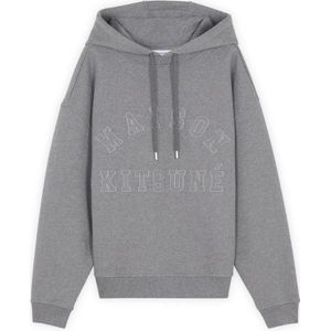 Maison Kitsuné, Heren, Sweatshirts & Hoodies, Grijs, Maat: M Katoen,