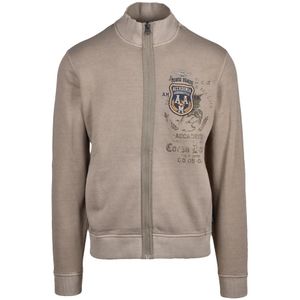 Aeronautica Militare, Heren, Sweatshirts & Hoodies, Groen, Maat: 3XL Katoen,
