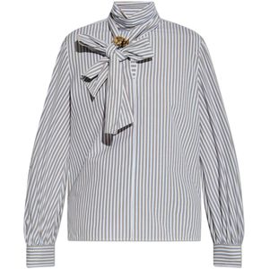 Max Mara, Dames, Blouses & Shirts, Beige, Maat: 2XS Katoen,