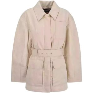 Jacquemus, Dames, Jassen, Beige, Maat: XS Katoen,