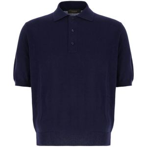 Zanone, Heren, Tops, Blauw, Maat: M