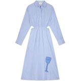 Fabienne Chapot - Blousejurk - Lichtblauw - 100% Biologisch Katoen